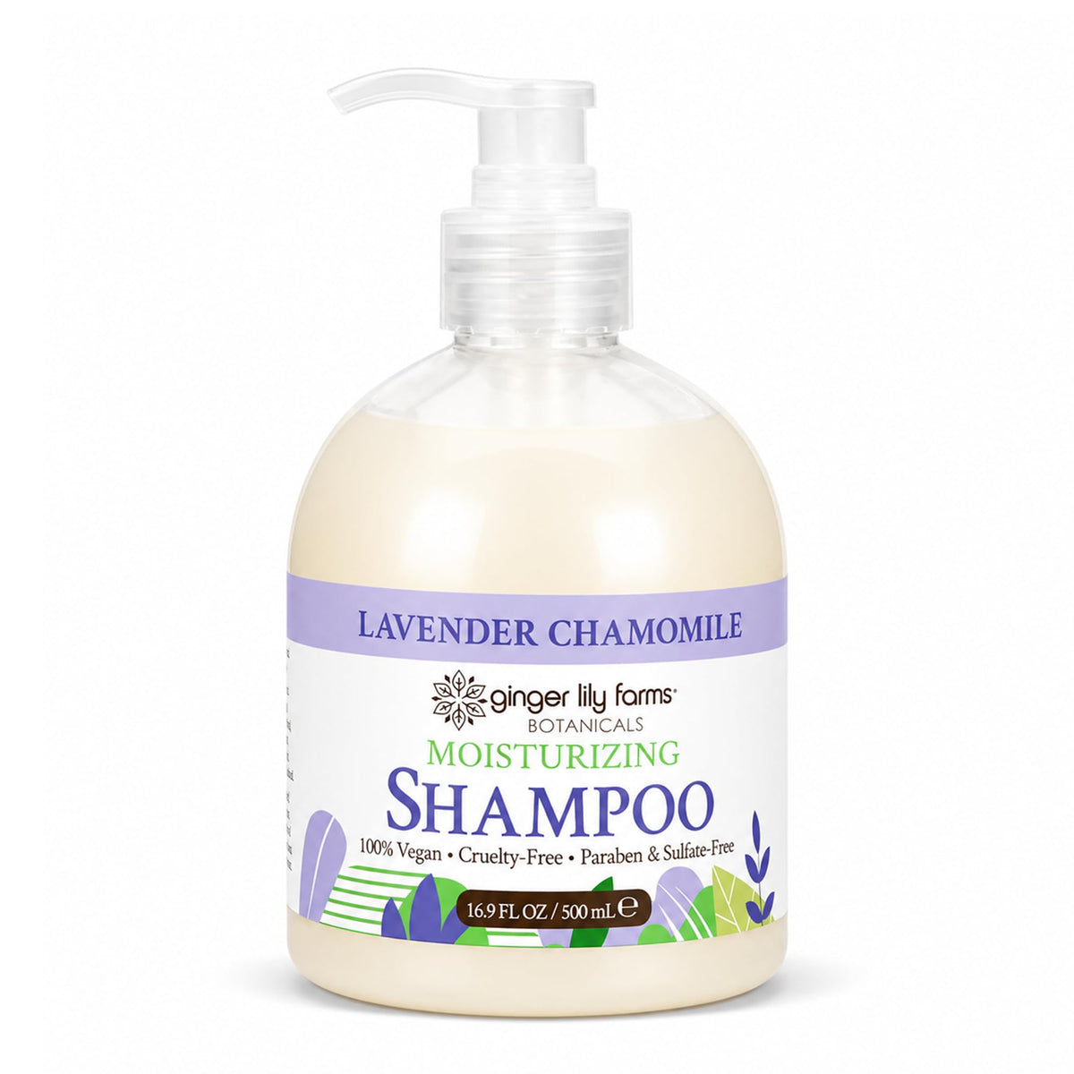 Ginger Lily Farms Botanicals Moisturizing Shampoo for All Hair Types, Coco Mango, 100% Vegan & Cruelty-Free, Coconut Mango Scent, 1 Gallon (128 fl oz) Refill