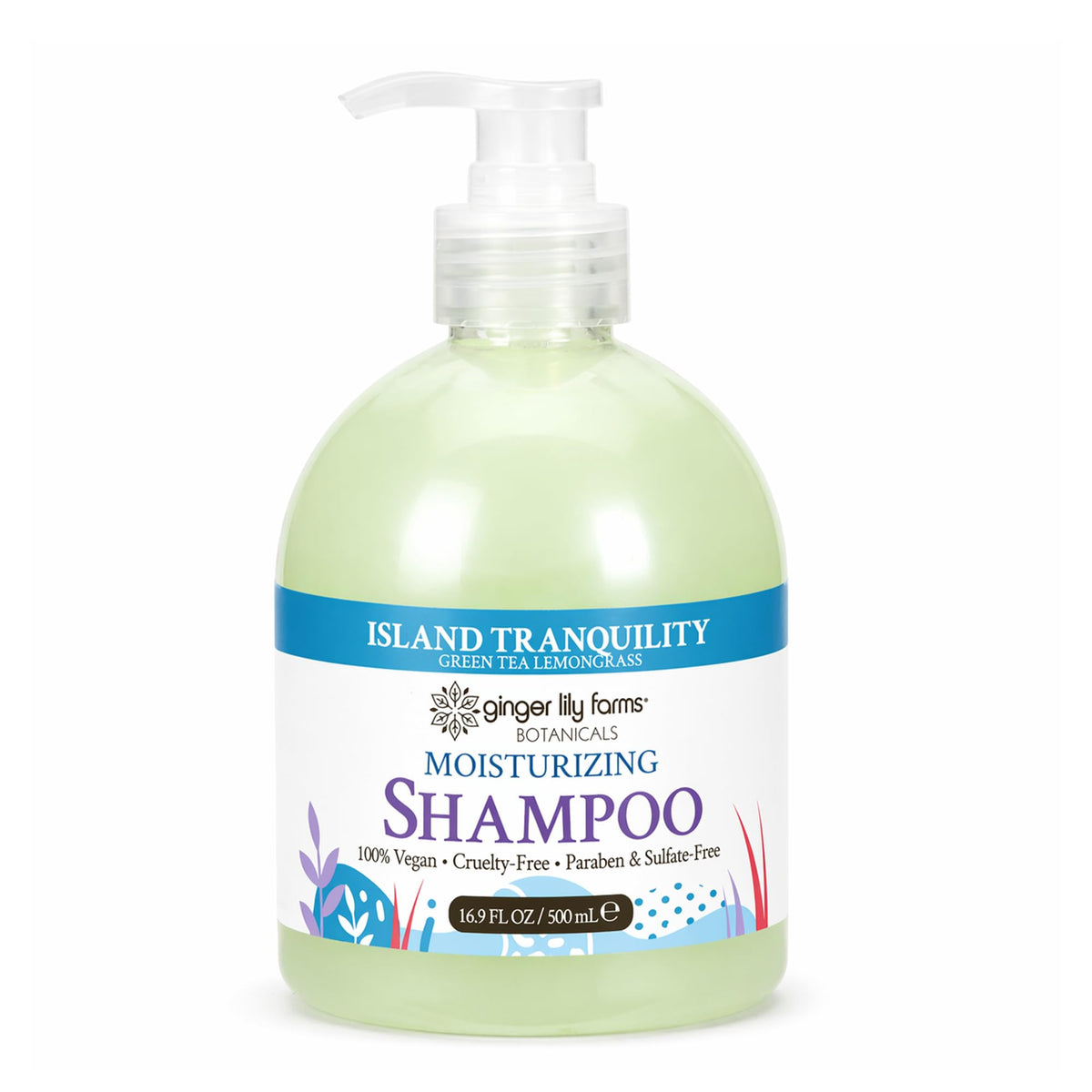 Ginger Lily Farms Botanicals Shampoo, 128oz, Island Tranquility