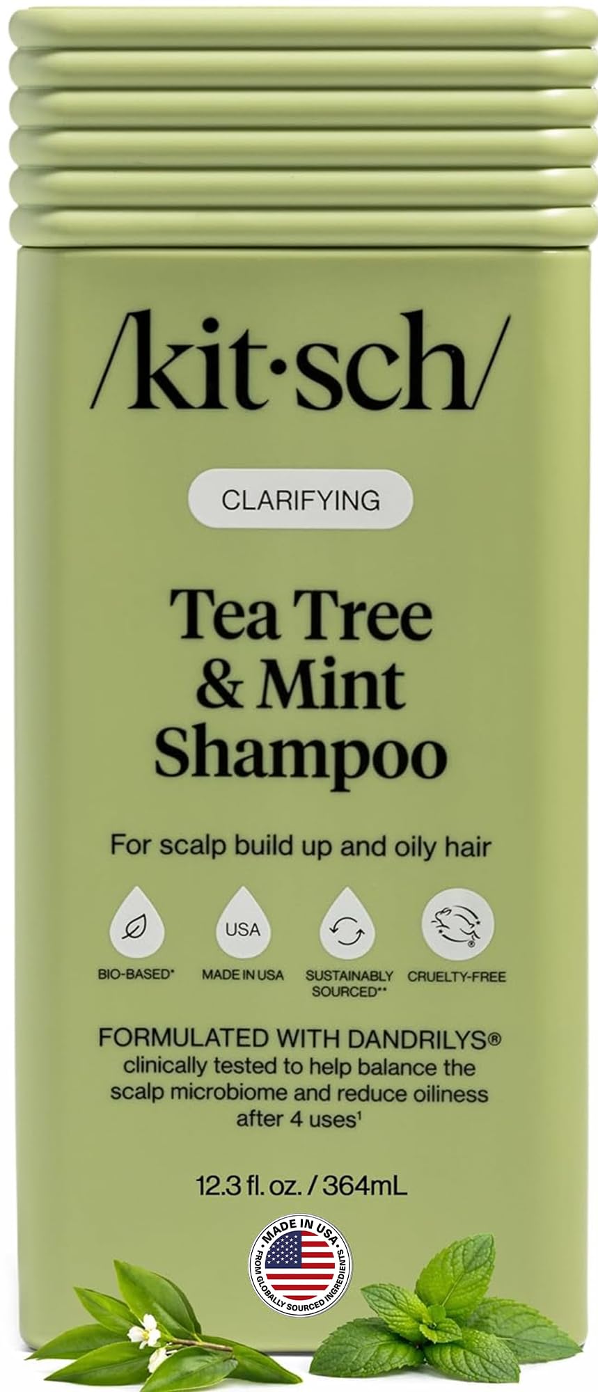 Kitsch Rosemary & Biotin Shampoo for Hair Growth – Made in USA, 12.3 oz