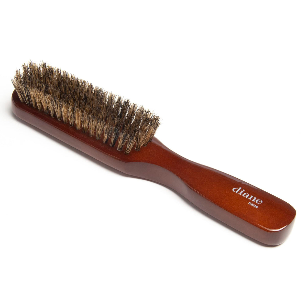Diane Premium 100% Boar Bristle 2-Sided Club Brush for Men, Wood Handle