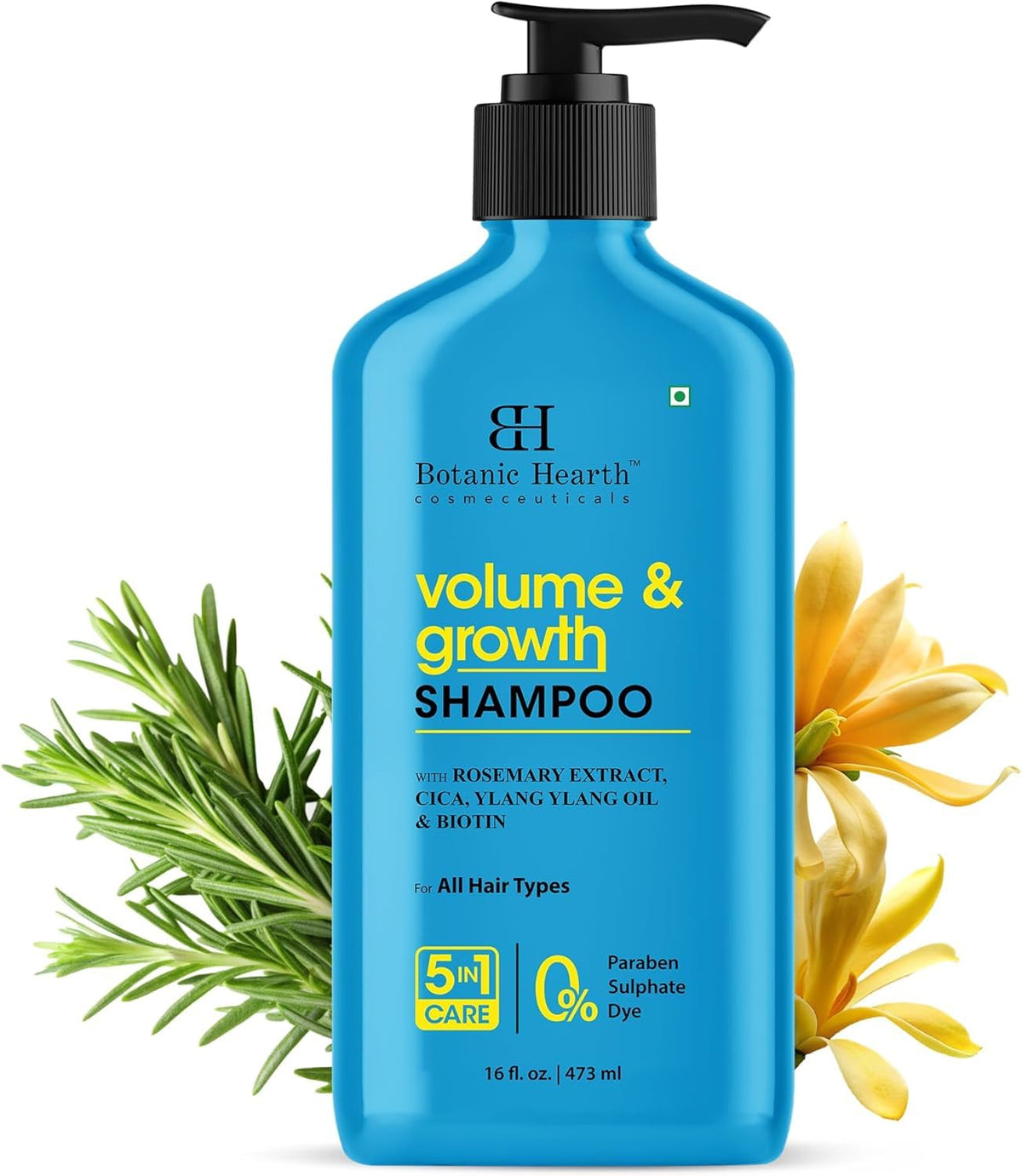 Botanic Hearth Tea Tree Shampoo - 16 Fl oz, Deep Cleans, Refreshes Scalp