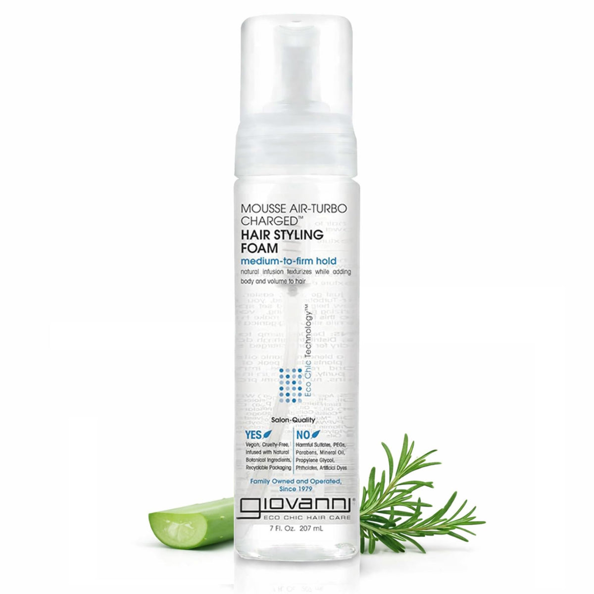GIOVANNI 2Chic Ultra Volume Mousse for Fine & Thin Hair, 7 fl oz (Pack of 1)
