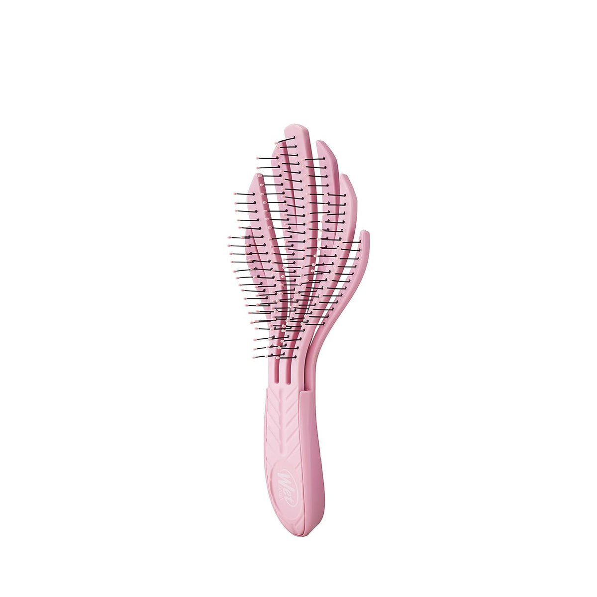 Wet Brush Go Green Curl Detangler Hair Brush - Pale Pink Ultra-Soft IntelliFlex Detangling Bristles Glide Through Tangles with Ease - Great For Curly Hair-No Split Ends & Pain-Free for Wet or Dry Hair