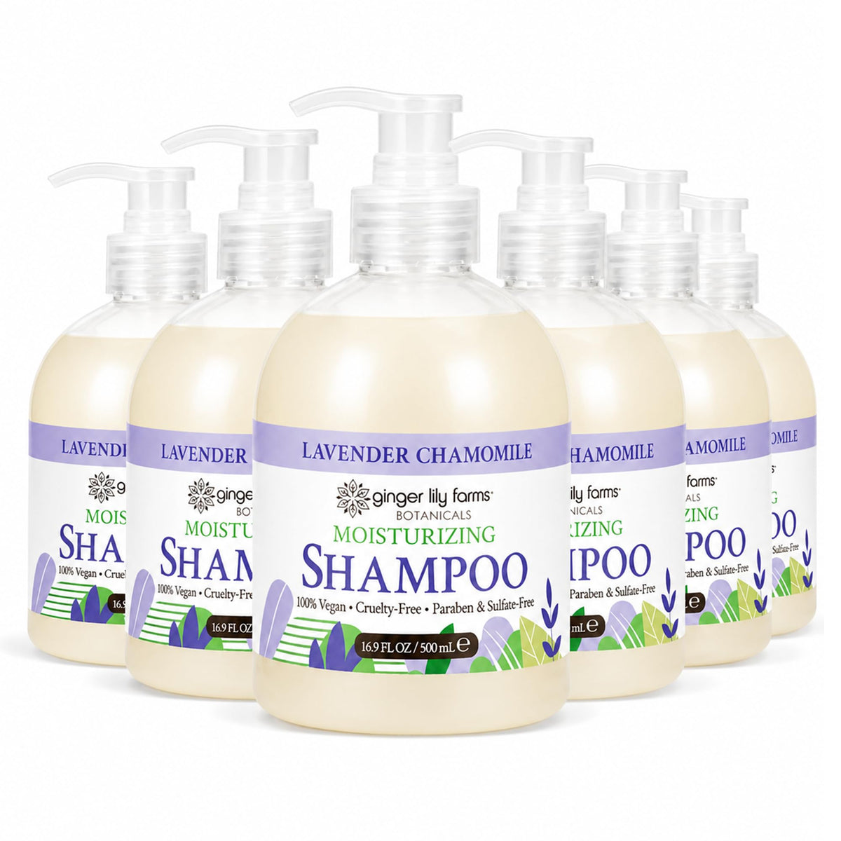 Ginger Lily Farms Botanicals Moisturizing Shampoo for All Hair Types, Coco Mango, 100% Vegan & Cruelty-Free, Coconut Mango Scent, 1 Gallon (128 fl oz) Refill