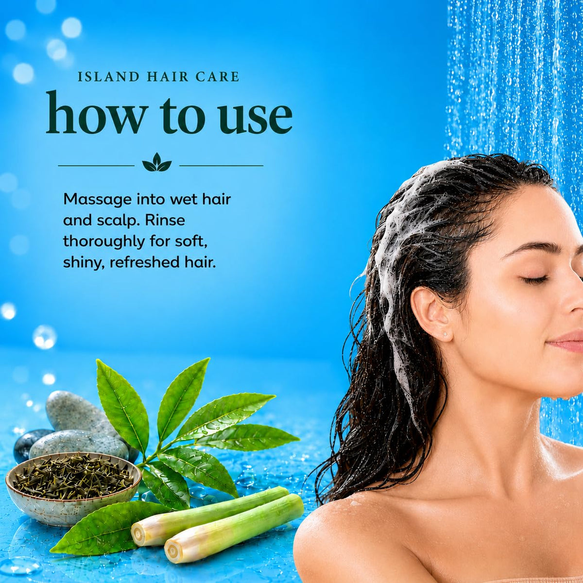 Ginger Lily Farms Botanicals Shampoo, 128oz, Island Tranquility