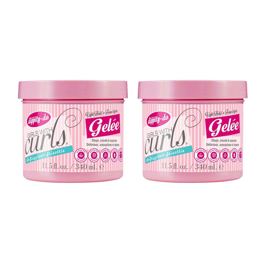 Dippity Do Girls With Curls De-Frizz Light Hold Gelee Duo, 2 Pack