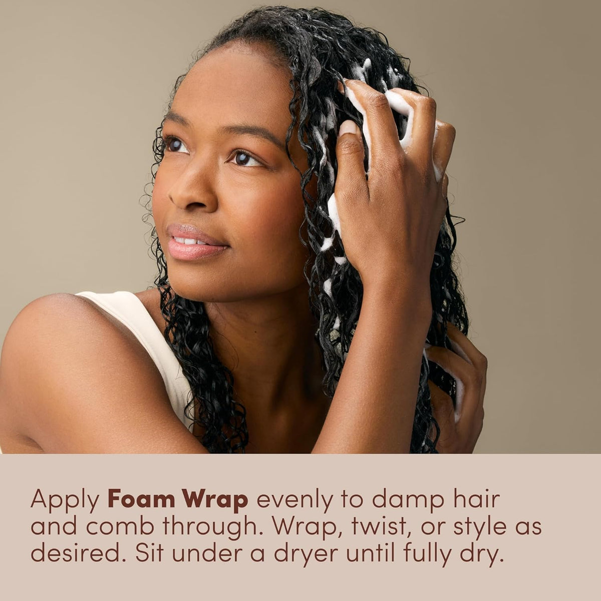 Mizani Foam Wrap Curly Hair Styling Foam Mousse - For Curly Hair