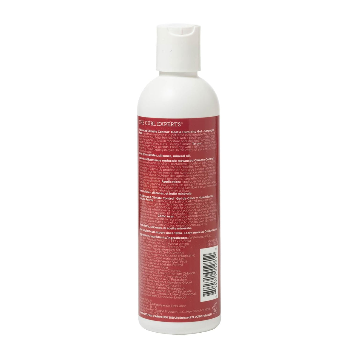 Ouidad Advanced Climate Control Heat & Humidity Curl Gel, Stronger Hold
