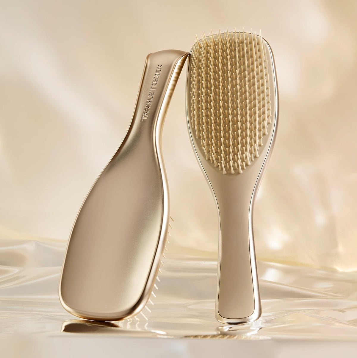 Tangle Teezer Chrome Ultimate Detangler Brush, Straight to Curly, Gold