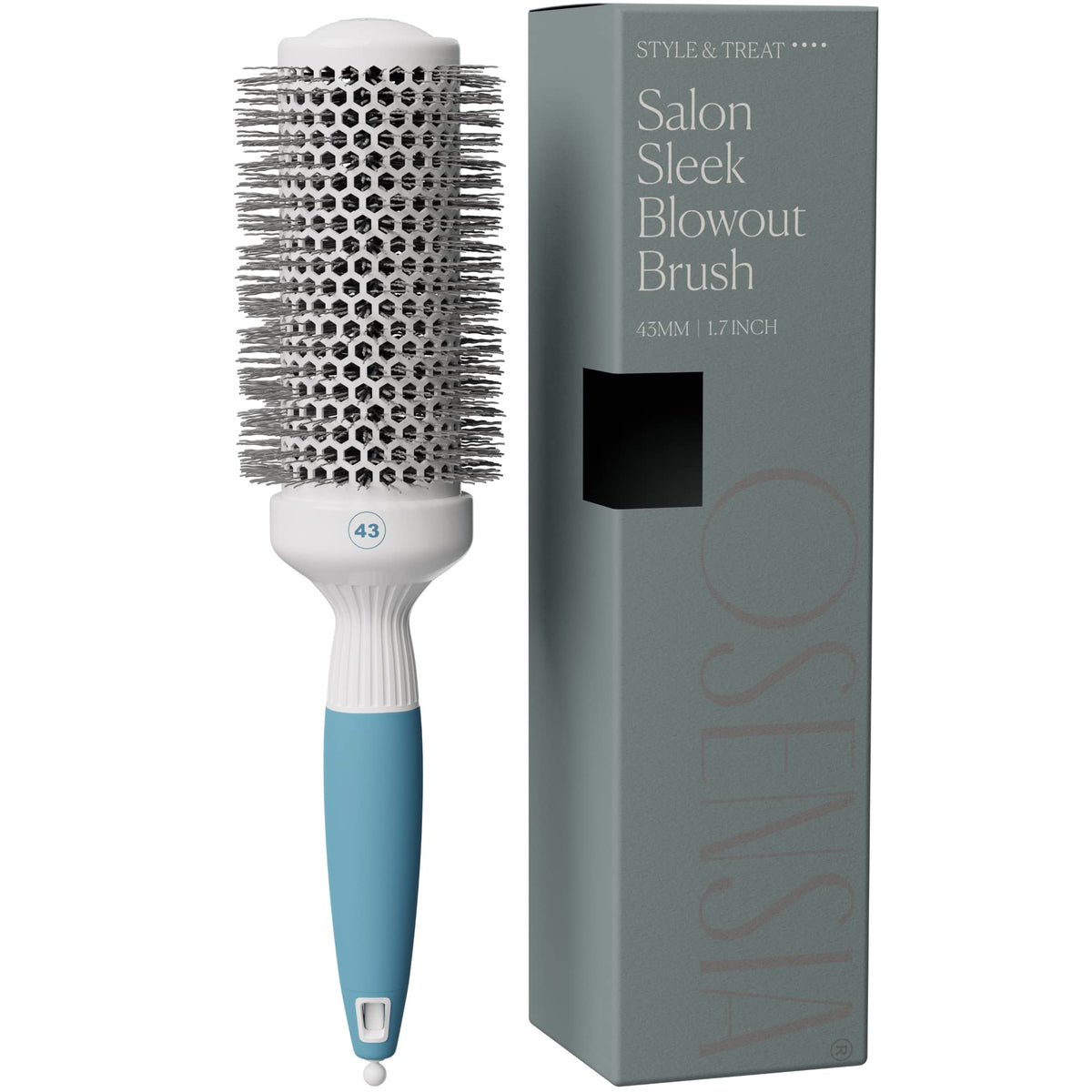 Small Round Brush for Precise Styling and Manageable Blowouts (0.75 inch) - Salon-Quality Tool for Wet or Dry Hair (Not Electrical)