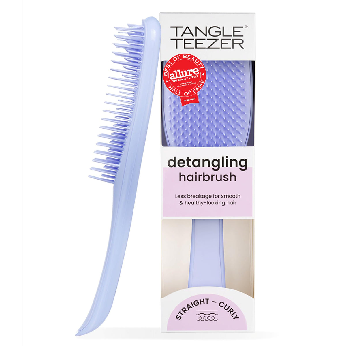 Tangle Teezer Ultimate Detangler Brush, Straight to Wavy, Denim Blues