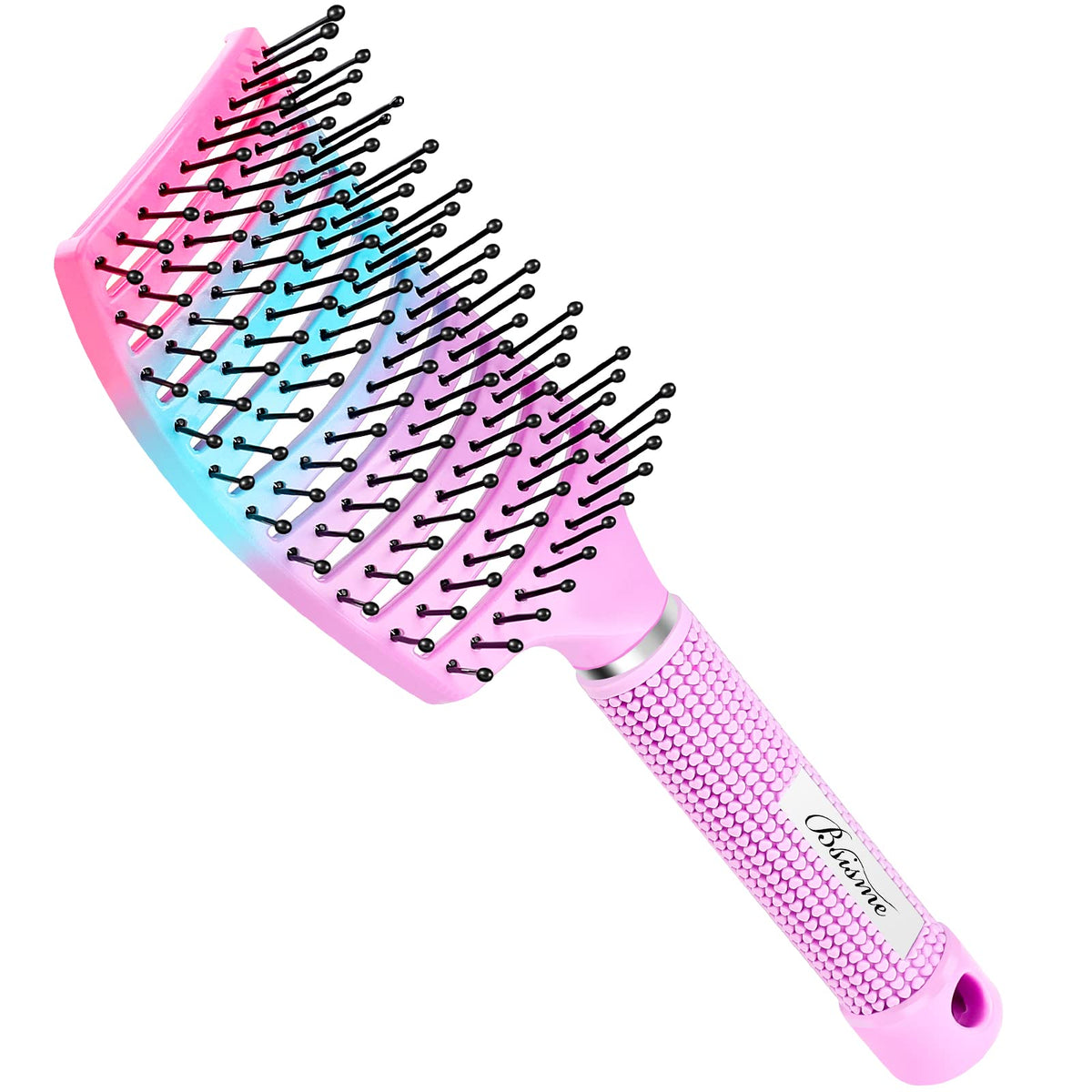 Hair Brush, Curved Vented Detangler Brush Faster Blow Drying for Women, Men