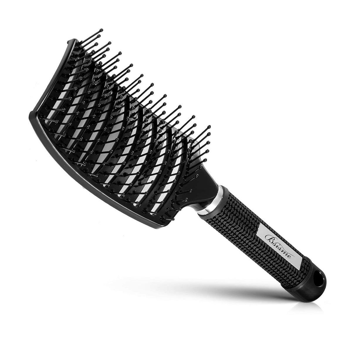 Hair Brush, Curved Vented Detangler Brush Faster Blow Drying for Women, Men