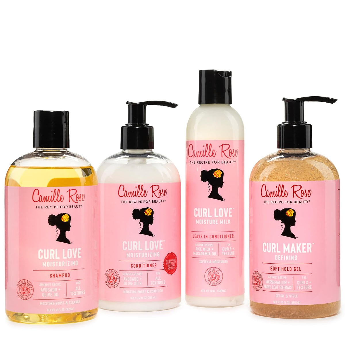 Camille Rose Curl Maker Curl Defining Gel, Soft Hold, 12 Fl Oz