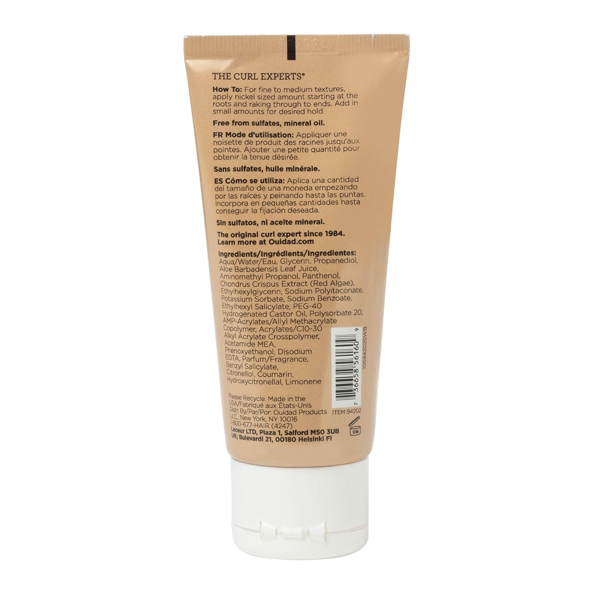Ouidad Curl Shaper Out Of Thin (H) Air Volumizing Jelly Hair Styling Gel – Lightweight Curl Enhancer for Loose Curls & Waves, Soft Hold with No Crunch, Sulfate-Free & Mineral Oil Free