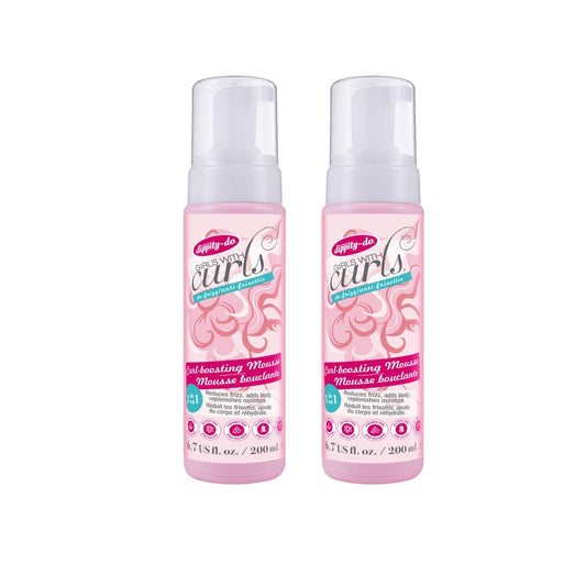 Dippity-Do Girls With Curls De-Frizz Curl-Boosting Mousse Duo, 2 Pack