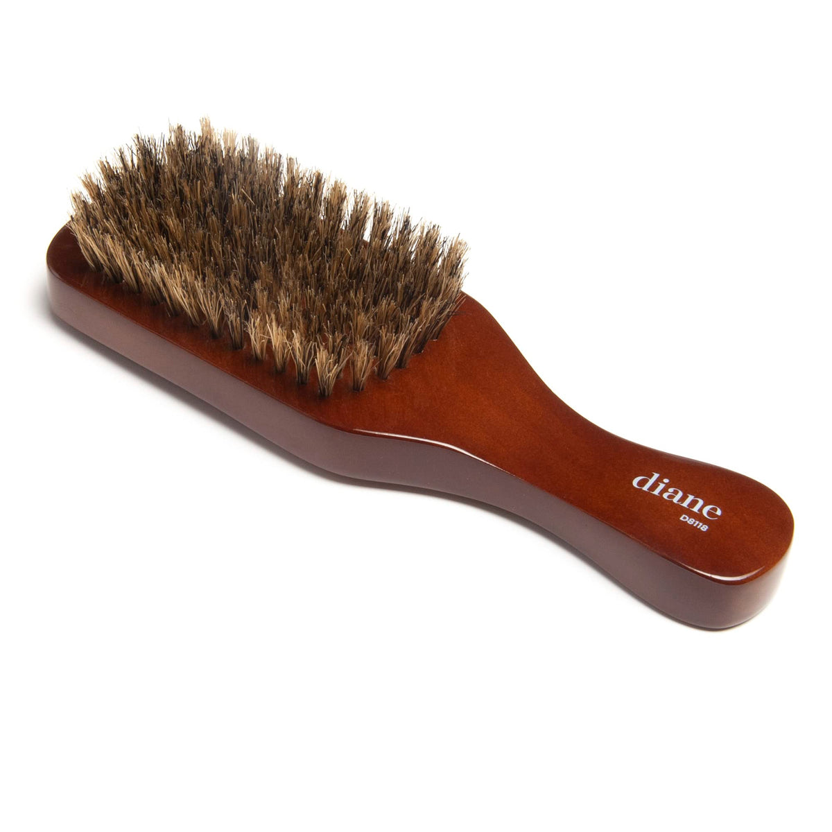Diane Premium 100% Boar Bristle 2-Sided Club Brush for Men, Wood Handle