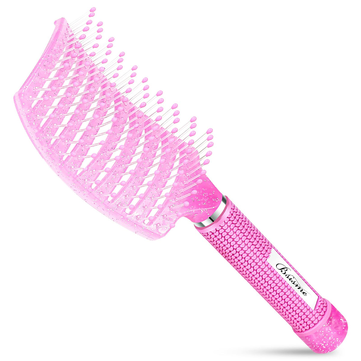 Hair Brush, Curved Vented Detangler Brush Faster Blow Drying for Women, Men