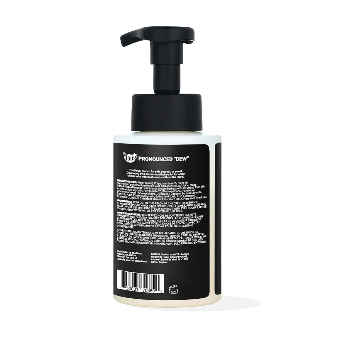 The Doux CHIEF ROCKA Xtreme Moisture Mousse, Curl Defining Foam, 8 oz