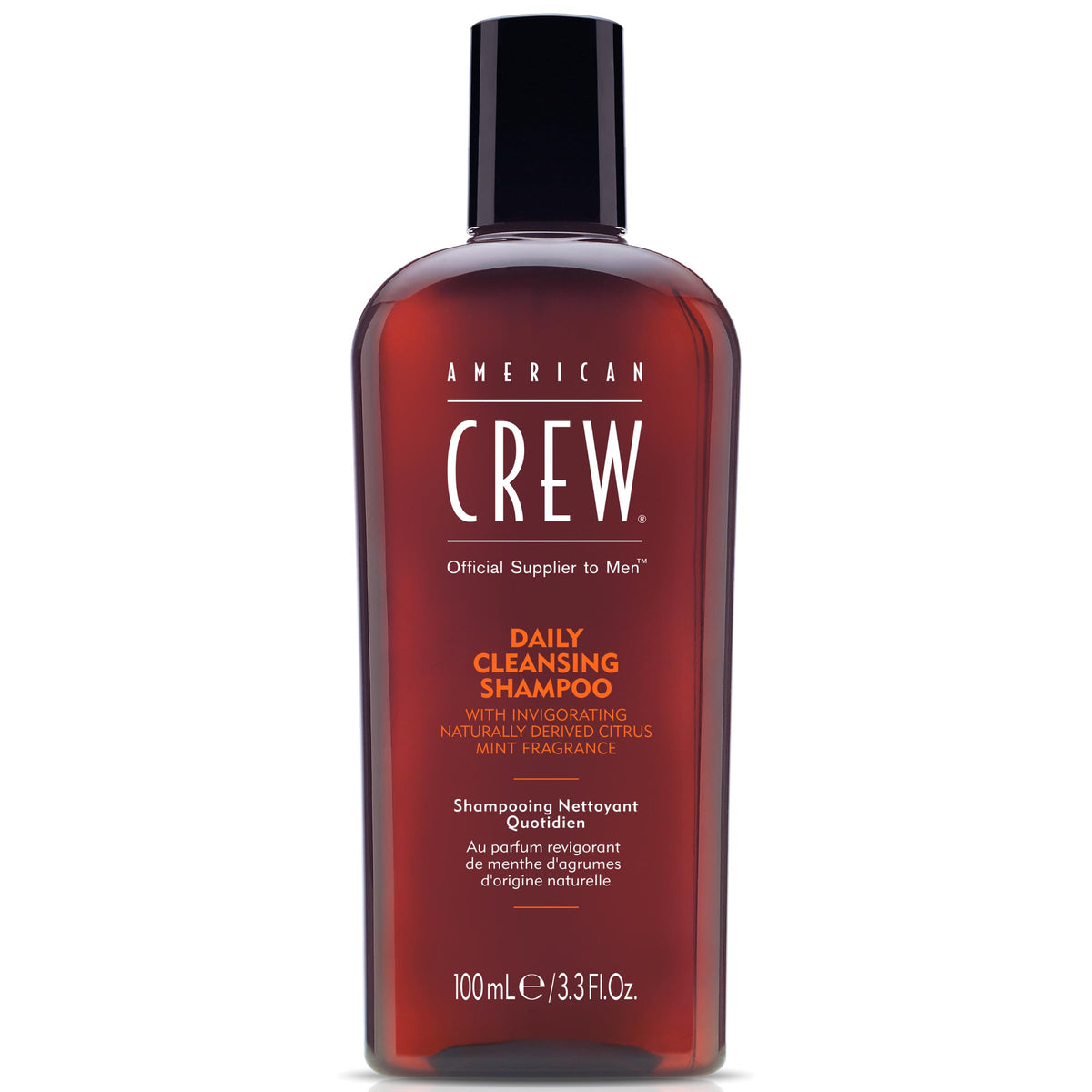 American Crew Men's Daily Cleansing Shampoo, Citrus Mint, 33.8 fl oz