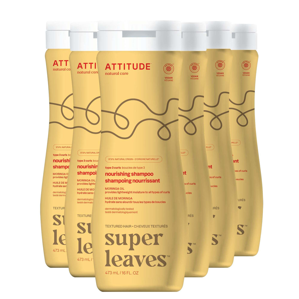 ATTITUDE Moisturizing Shampoo for Dry & Damaged Hair, EWG Verified 32 Fl Oz
