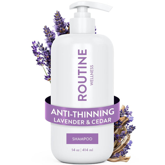 Routine Wellness Anti-Thinning Volumizing Shampoo - Lavender & Cedar
