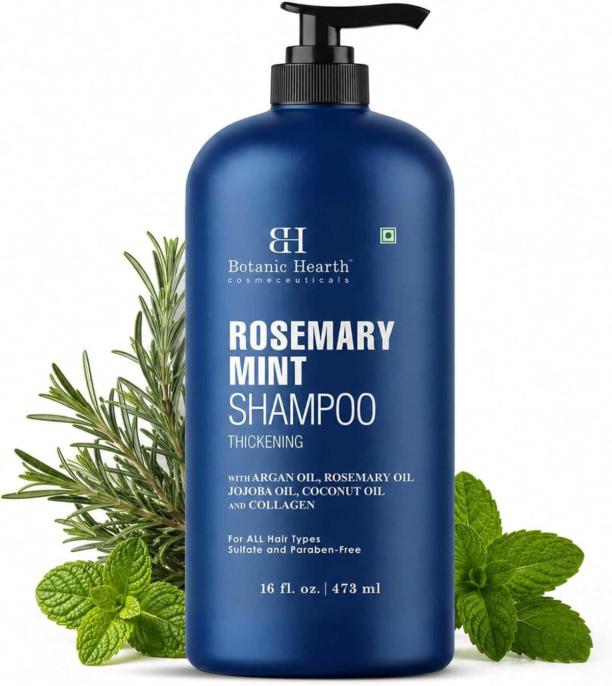 Botanic Hearth Tea Tree Shampoo - 16 Fl oz, Deep Cleans, Refreshes Scalp