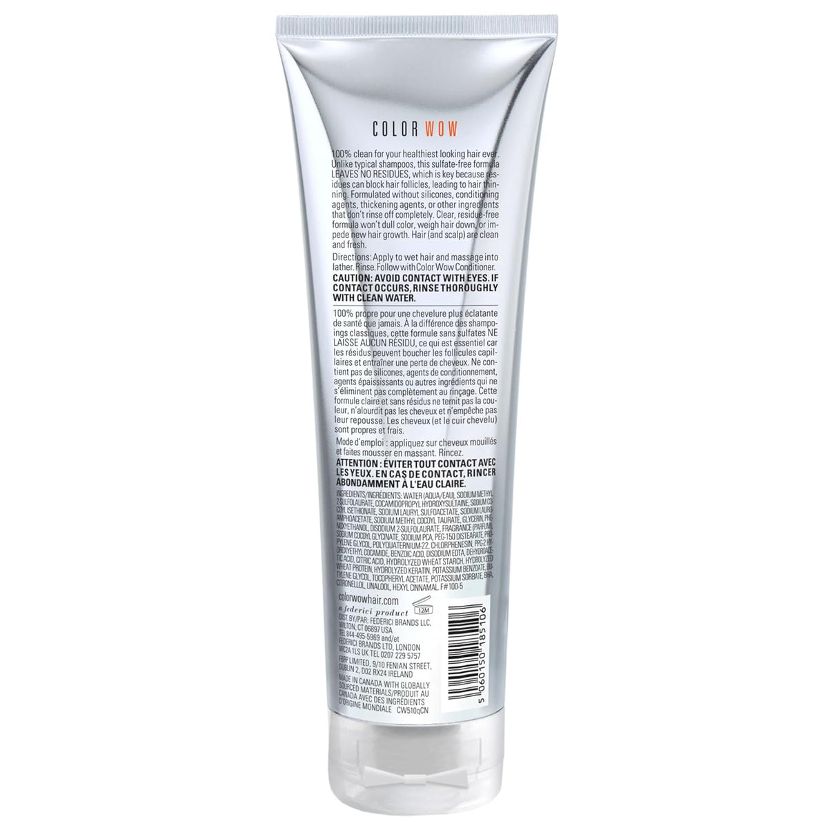COLOR WOW Color Security Shampoo – Sulfate-Free, Residue-Free Formula