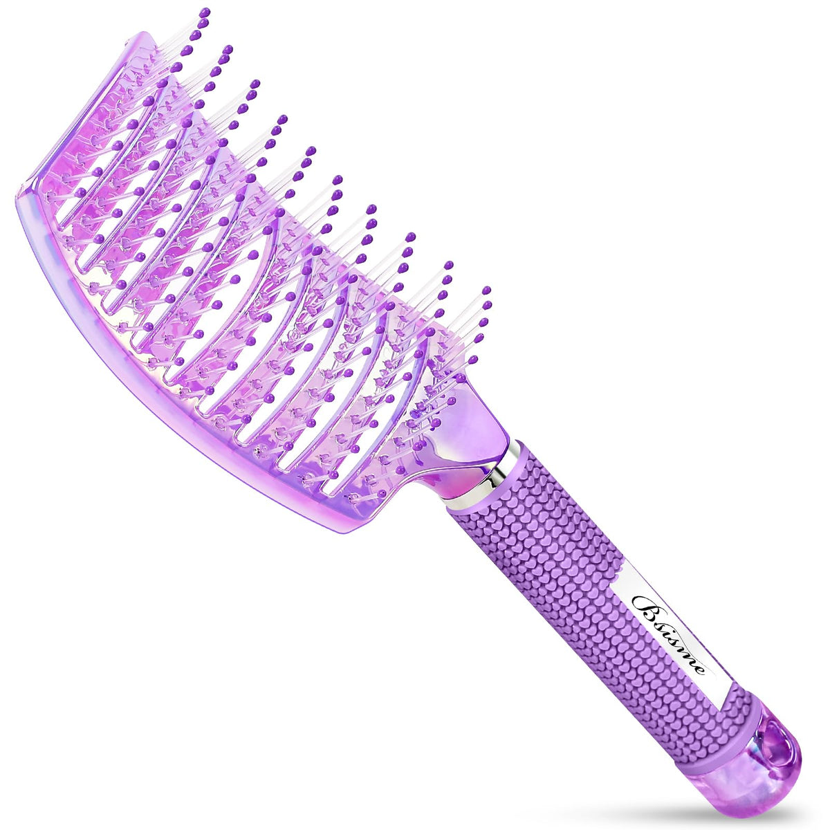 Hair Brush, Curved Vented Detangler Brush Faster Blow Drying for Women, Men