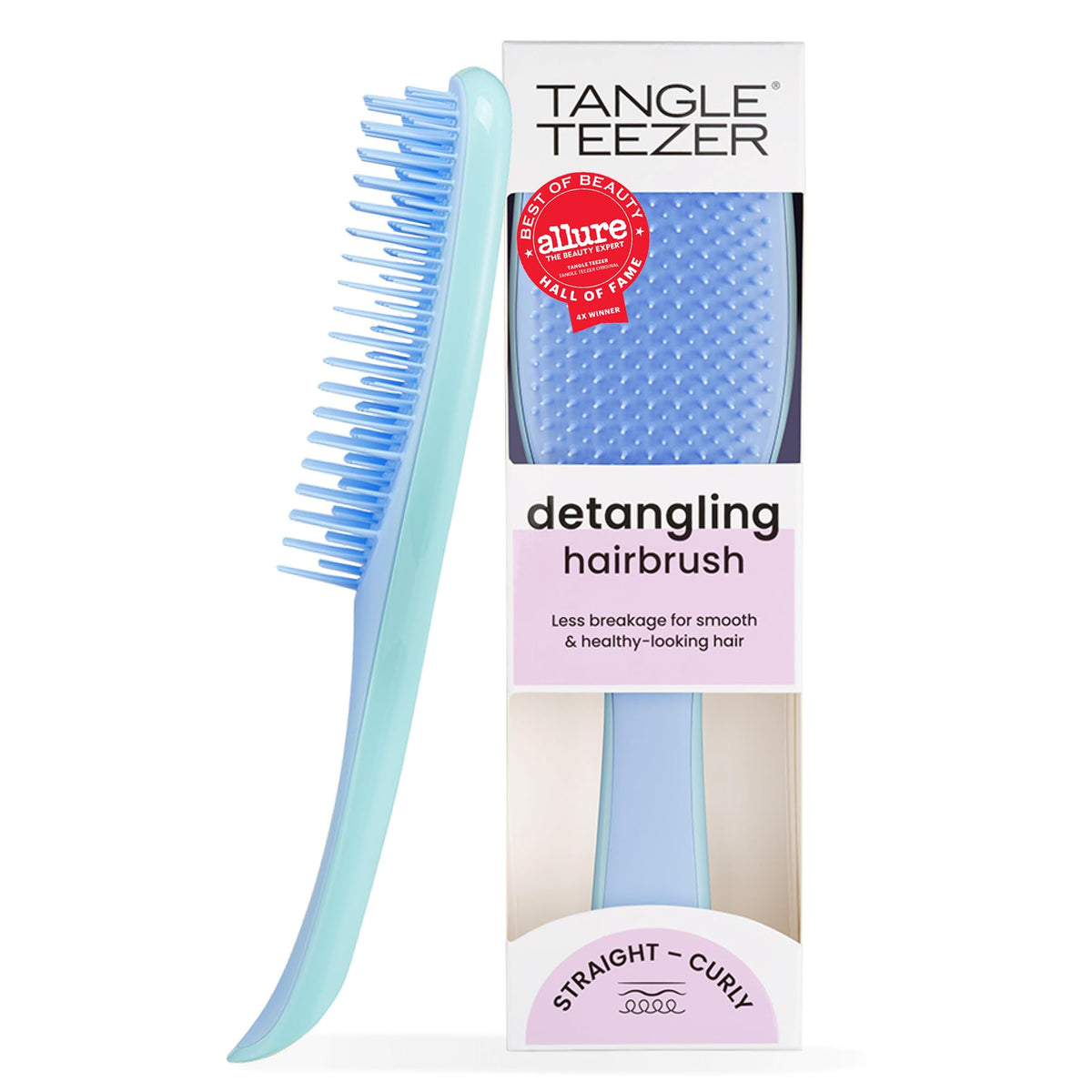 Tangle Teezer Ultimate Detangler Brush, Straight to Wavy, Denim Blues