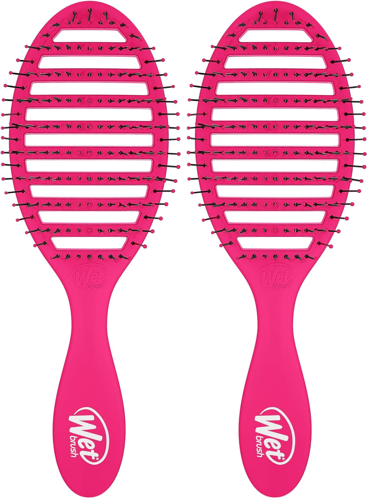 Wet Brush Speed Dry Hair Brush - Watermark (Color Wash) - Vented Design and Ultra Soft HeatFlex Bristles Are Blow Dry Safe With Ergonomic Handle Manages Tangle and Uncontrollable Hair - Pain-Free