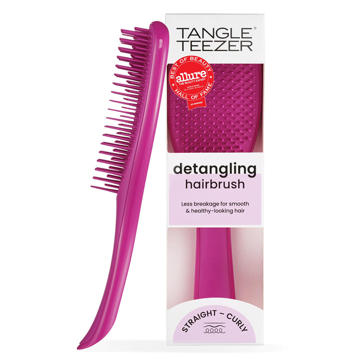 Tangle Teezer Ultimate Detangler Brush, Straight to Wavy, Denim Blues