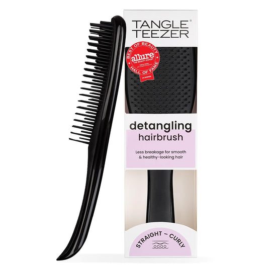 Tangle Teezer Ultimate Detangler Brush, Straight to Wavy, Liquorice Black