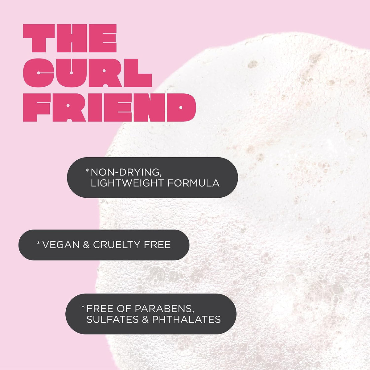 Cake Beauty Curl Friend Gel-to-Foam Curl Styler, 2-Pack, 6.8 fl oz