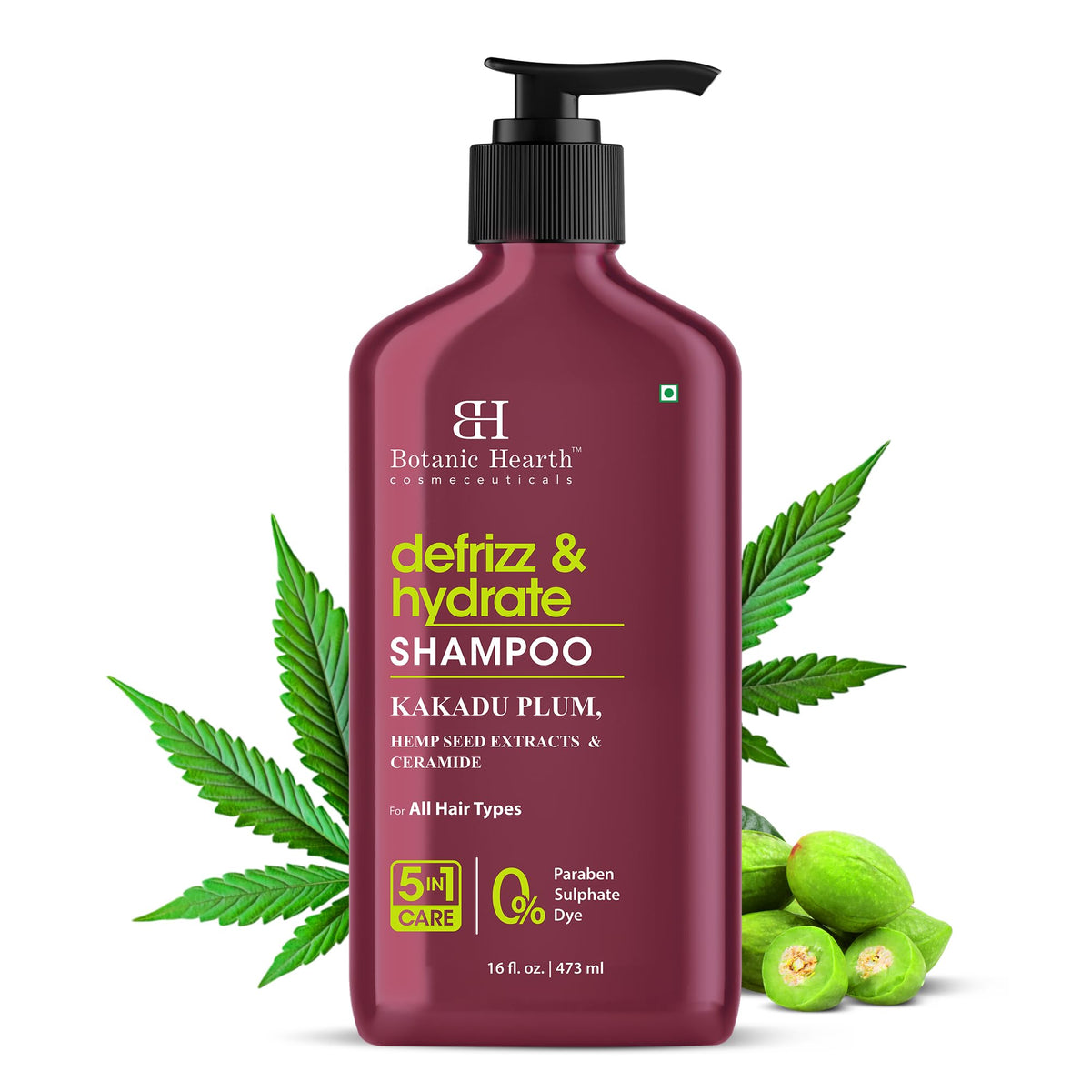 Botanic Hearth Tea Tree Shampoo - 16 Fl oz, Deep Cleans, Refreshes Scalp