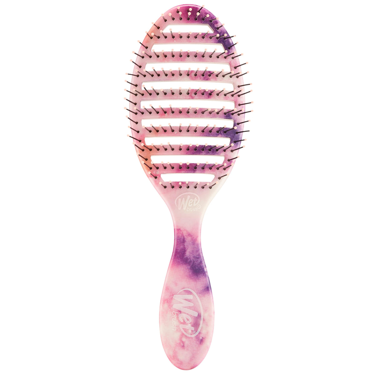 Wet Brush Speed Dry Hair Brush, Amazon Exclusive Aqua, Vented Design & Soft HeatFlex Bristles, Blow Dry Safe, Ergonomic Handle Manages Tangles & Uncontrollable Strands, Pain-Free Hair Accessories