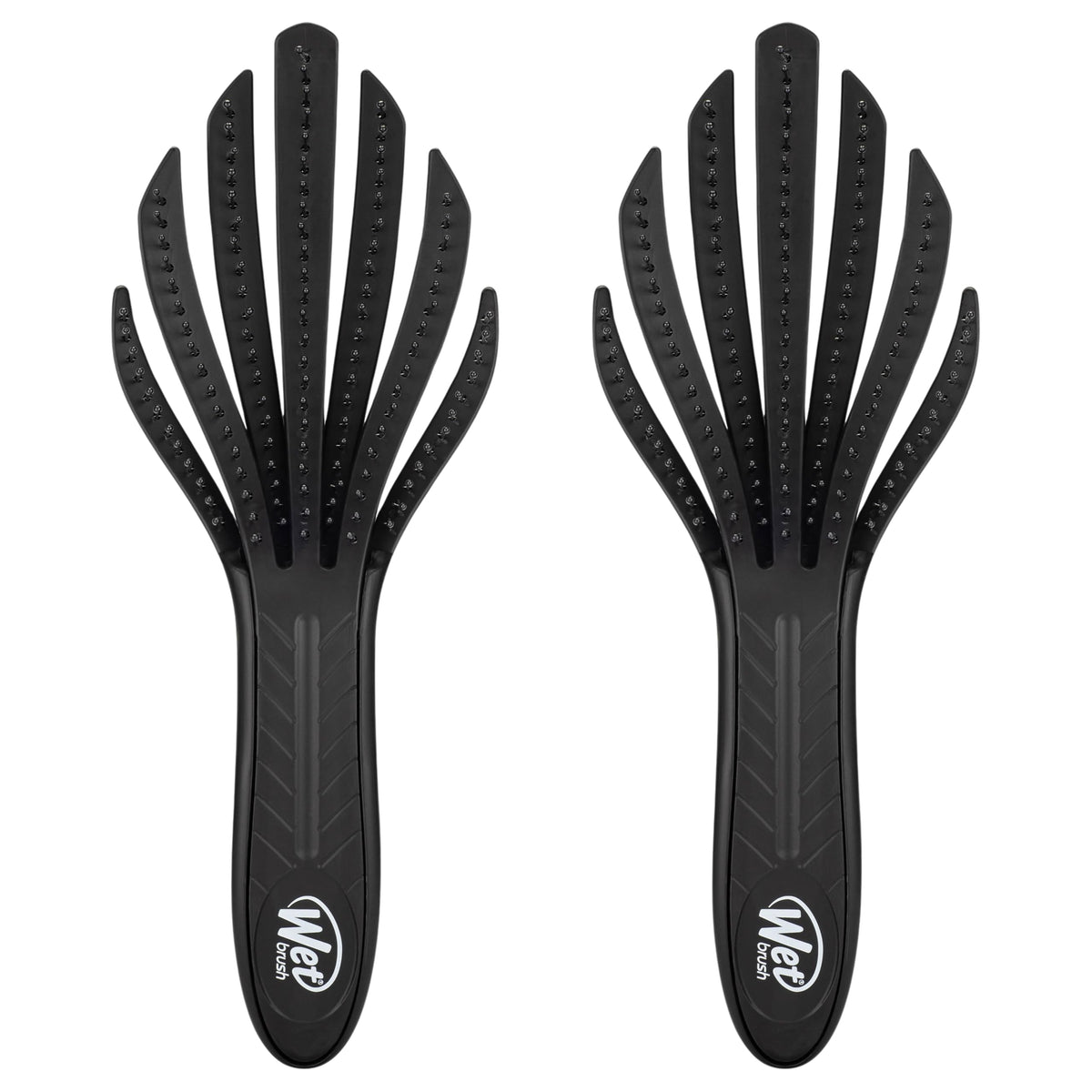 Wet Brush Go Green Curl Detangler Hair Brush - Pale Pink Ultra-Soft IntelliFlex Detangling Bristles Glide Through Tangles with Ease - Great For Curly Hair-No Split Ends & Pain-Free for Wet or Dry Hair