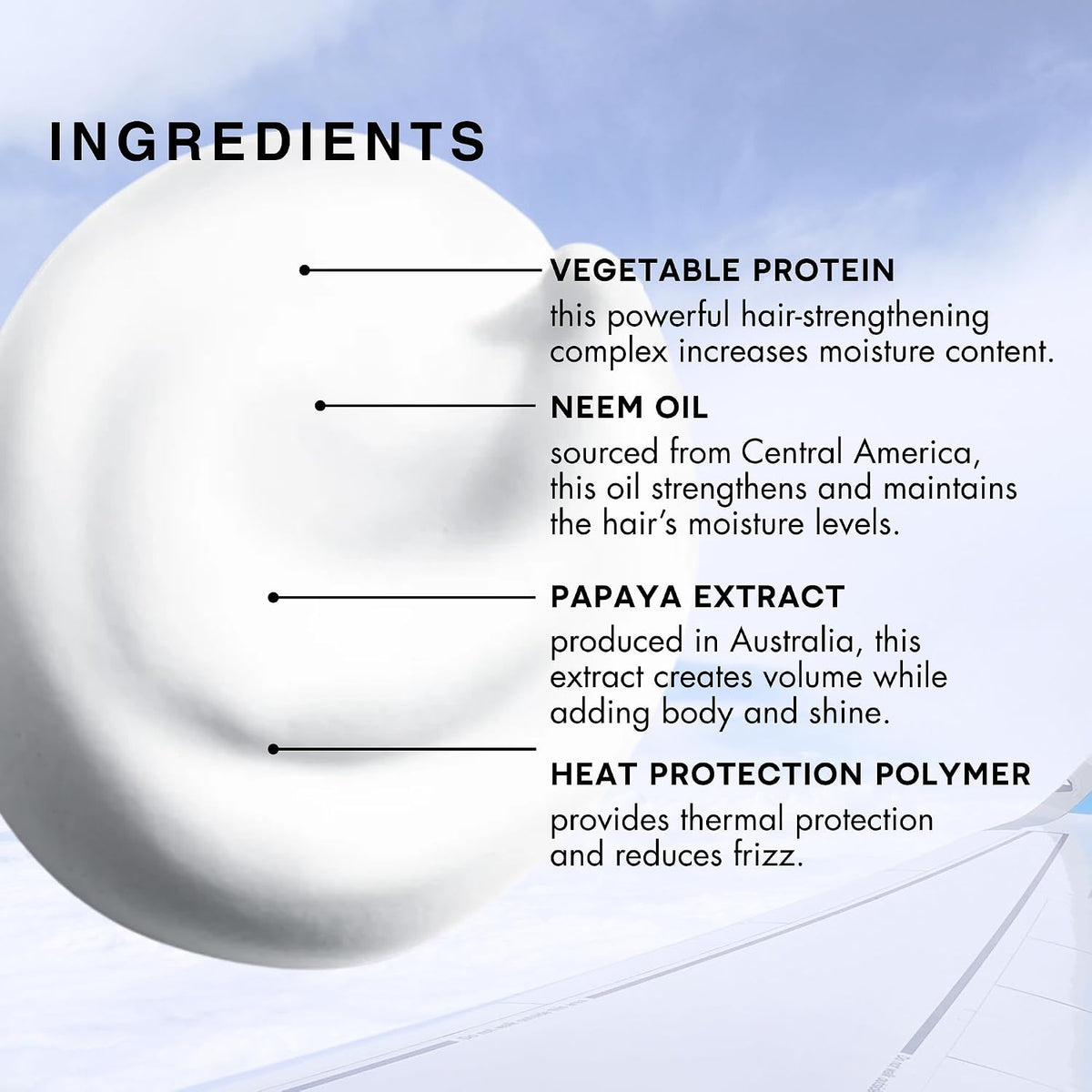 R+Co Aircraft Pomade Mousse - Lightweight Volume & Texture Foam, 5.6oz
