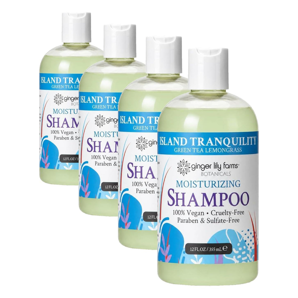 Ginger Lily Farms Botanicals Shampoo, 128oz, Island Tranquility