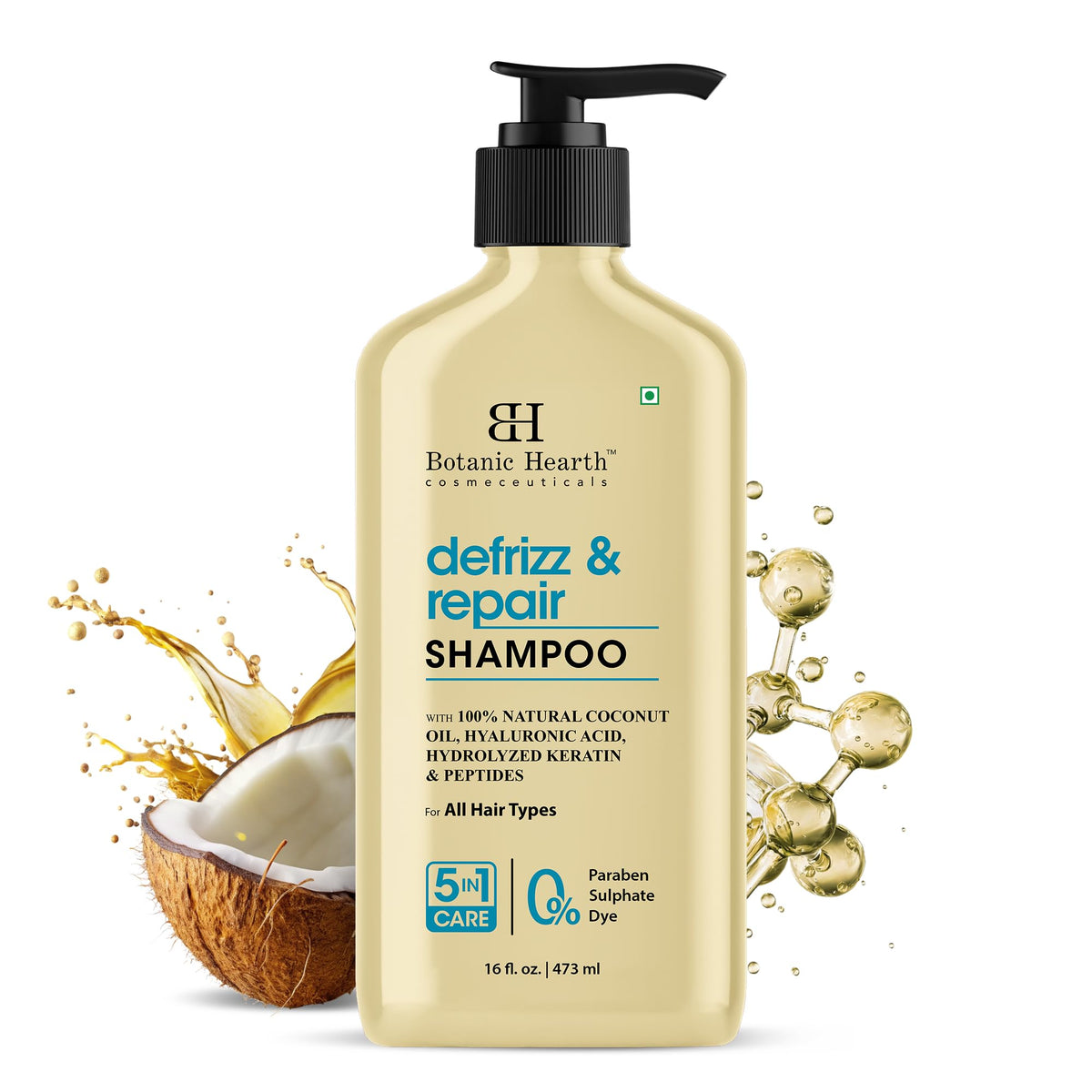Botanic Hearth Tea Tree Shampoo - 16 Fl oz, Deep Cleans, Refreshes Scalp
