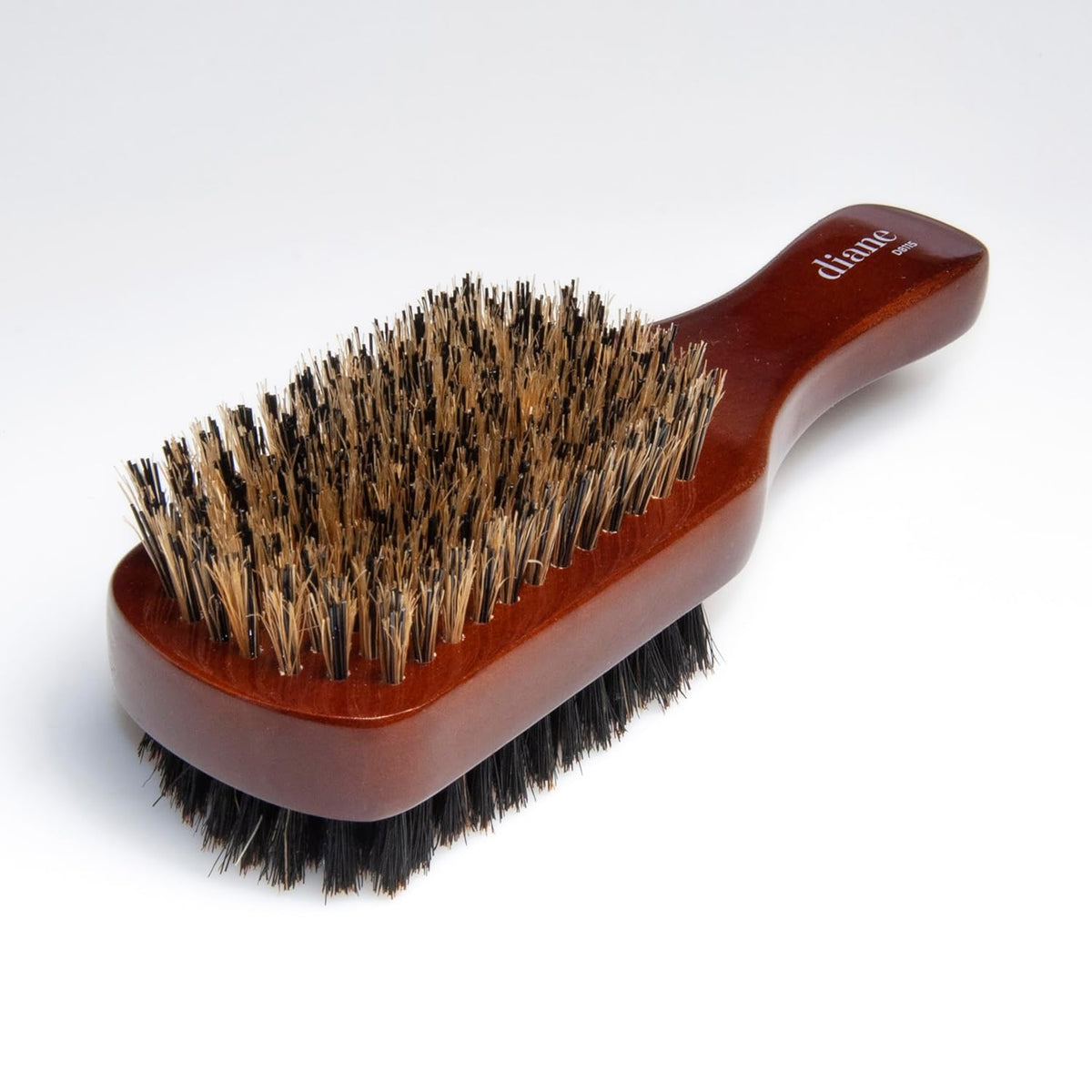 Diane Premium 100% Boar Bristle 2-Sided Club Brush for Men, Wood Handle