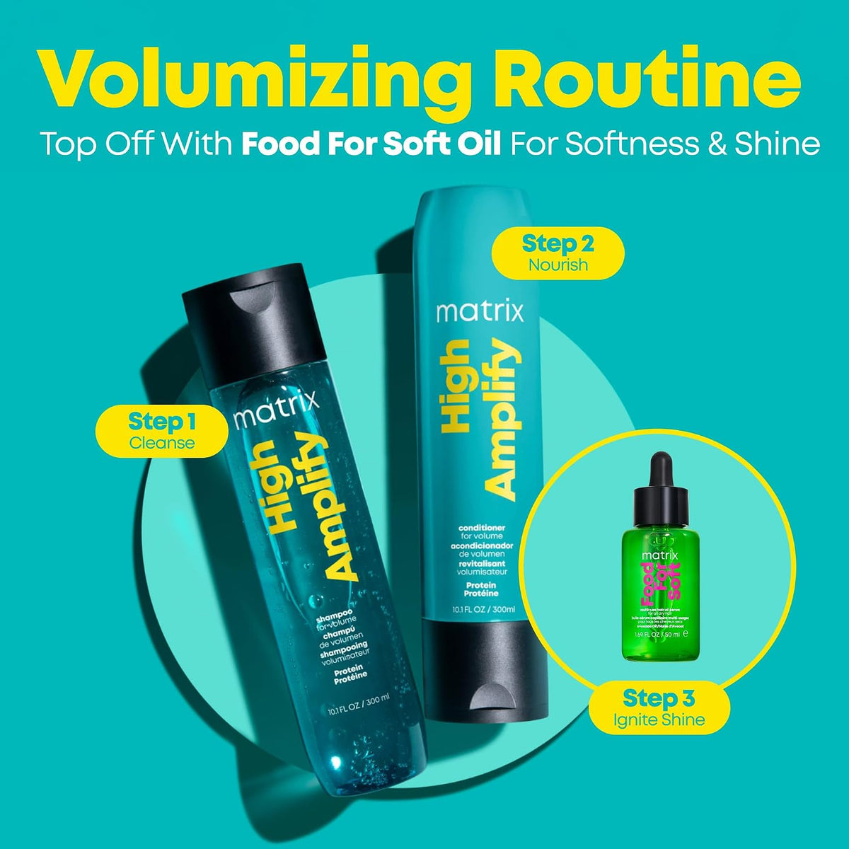 Matrix High Amplify Shampoo – For Fine & Limp Hair