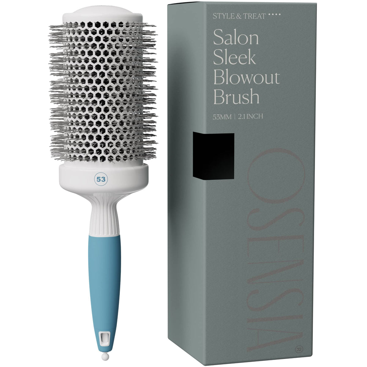 Small Round Brush for Precise Styling and Manageable Blowouts (0.75 inch) - Salon-Quality Tool for Wet or Dry Hair (Not Electrical)