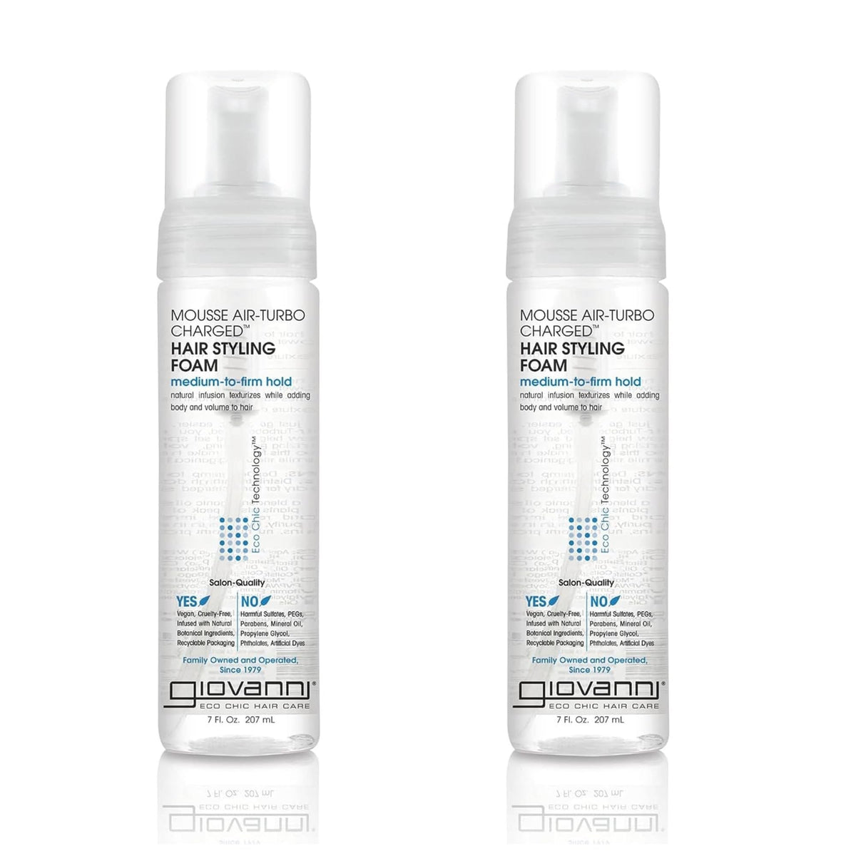 GIOVANNI 2Chic Ultra Volume Mousse for Fine & Thin Hair, 7 fl oz (Pack of 1)