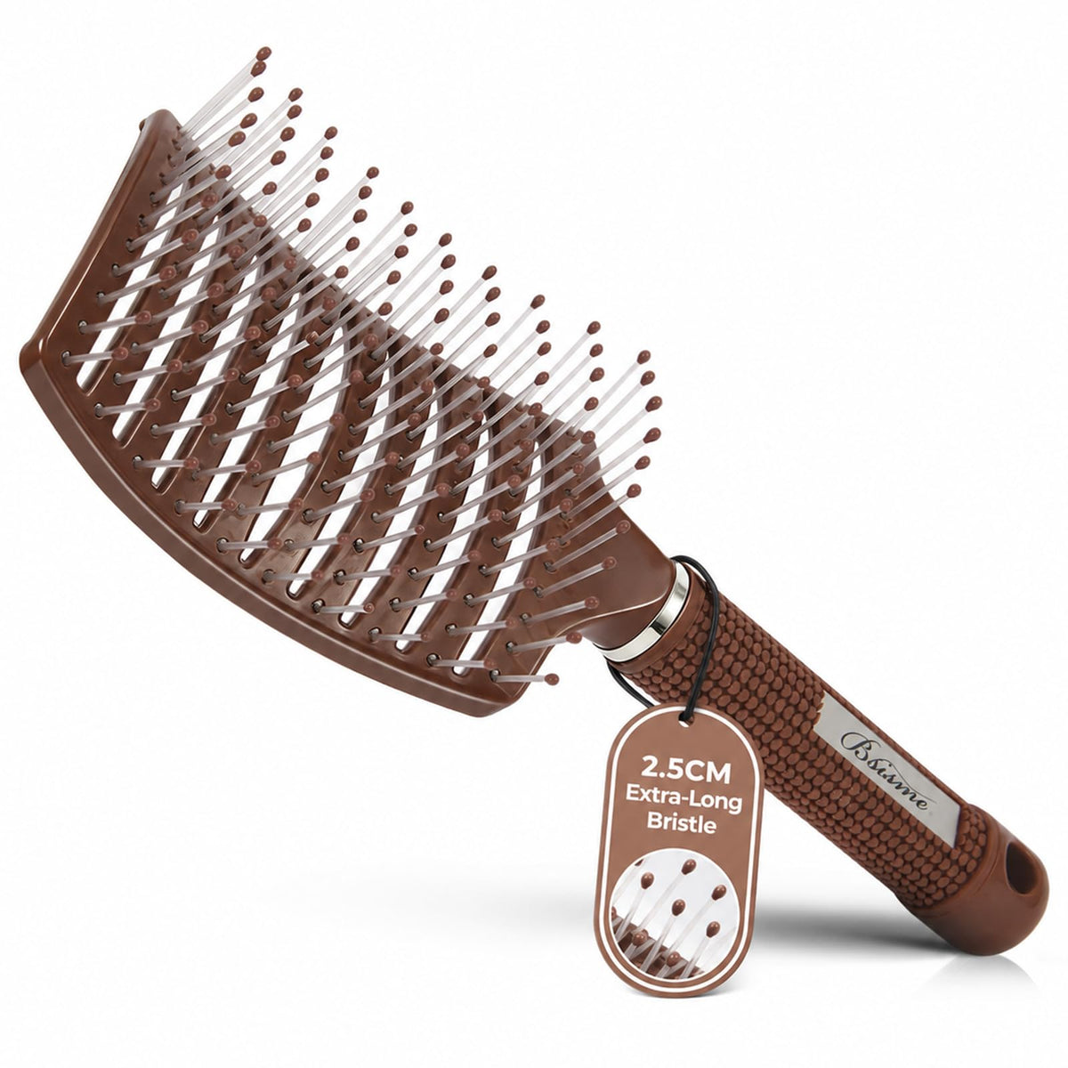 Hair Brush, Curved Vented Detangler Brush Faster Blow Drying for Women, Men