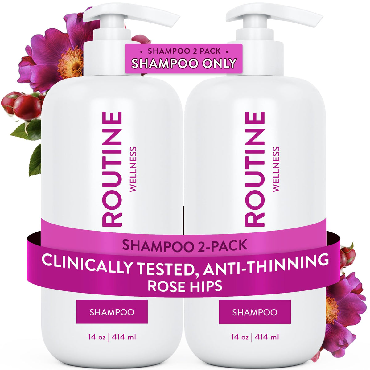 Routine Wellness Anti-Thinning Volumizing Shampoo - Lavender & Cedar