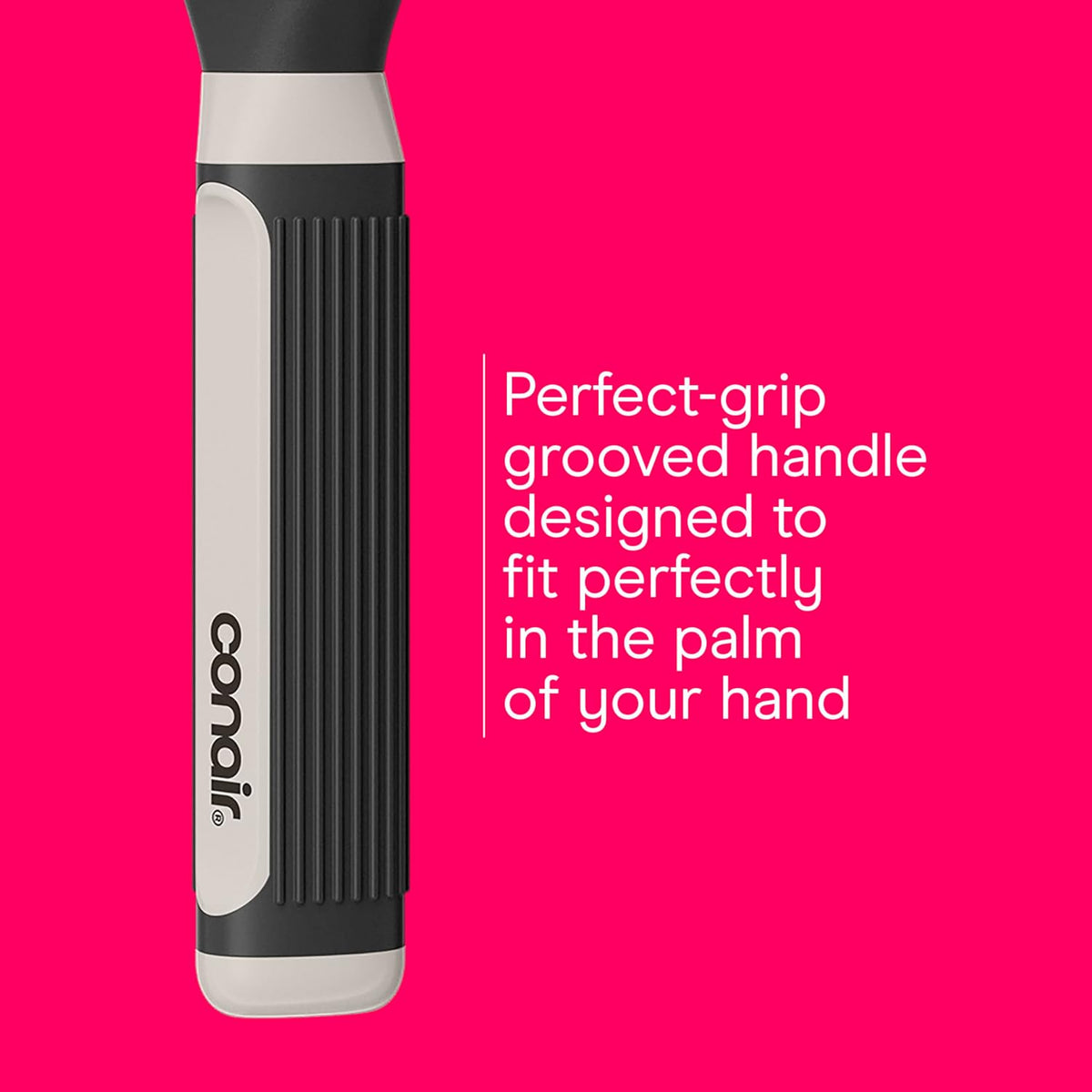 Conair Hair Brush Set, Grip & Lift Vent, Full-Size & Mid-Size, Black