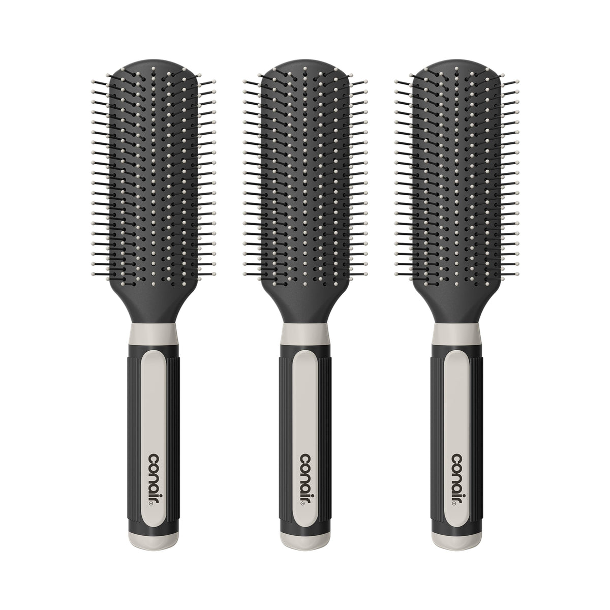 Conair Salon Results Detangling Hairbrush - For Men and Women, All Hair Types with Nylon Bristles