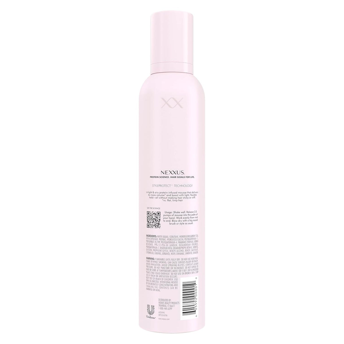 Nexxus Styling Volume Hair Mousse for Medium Hold, 10.6 oz
