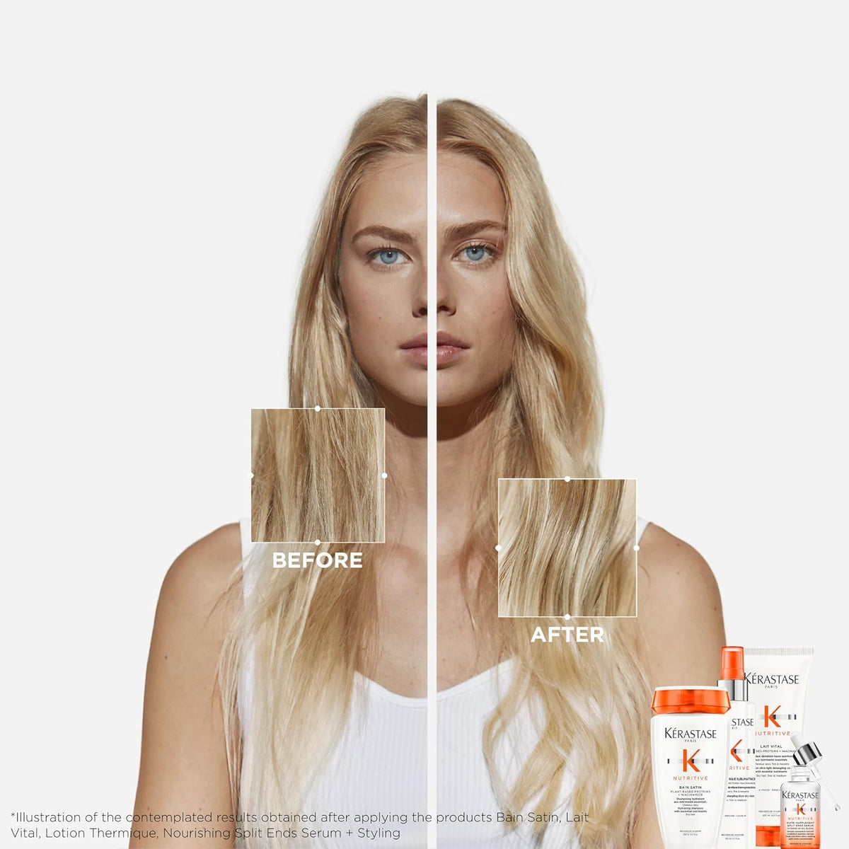 Kérastase Nutritive Bain Satin Shampoo – For Fine to Medium Dry Hair